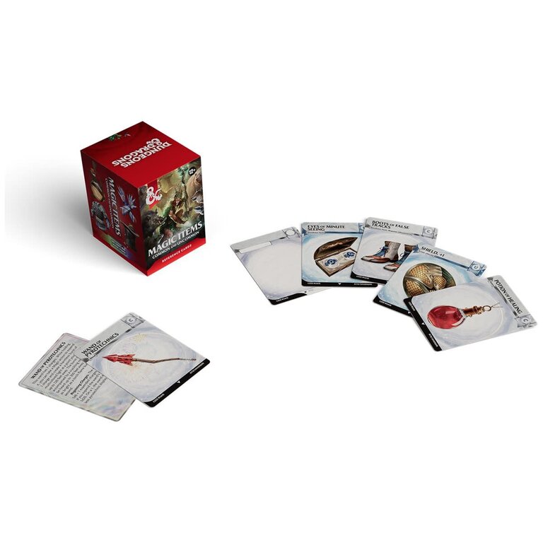 Dungeons & Dragons D&D - Reference Cards - Magic Items - Common and Uncommon (Anglais)