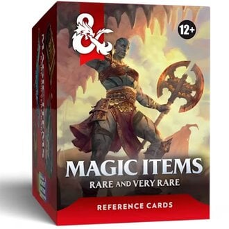 Dungeons & Dragons D&D - Reference Cards - Magic Items - Rare and Very Rare (Anglais)