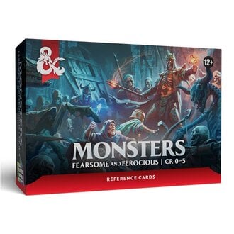 Dungeons & Dragons D&D - Reference Cards - Monsters - Fearsome and Ferocious (Anglais)