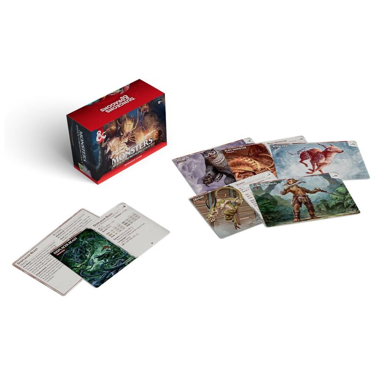 Dungeons & Dragons D&D - Reference Cards - Monsters - Mystical and Menacing (Anglais)