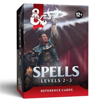 Dungeons & Dragons D&D - Reference Cards - Spells - Levels 2-3 (Anglais)