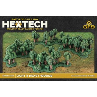Galeforce Nine Battlefield in a Box - Hextech Grasslands - Light & Heavy Woods