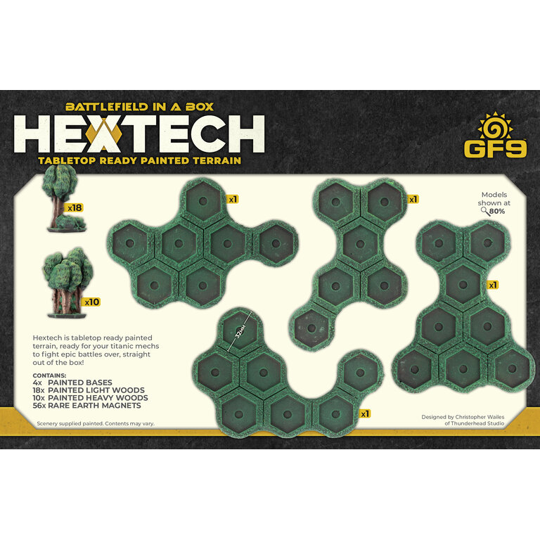 Galeforce Nine Battlefield in a Box - Hextech Grasslands - Light & Heavy Woods