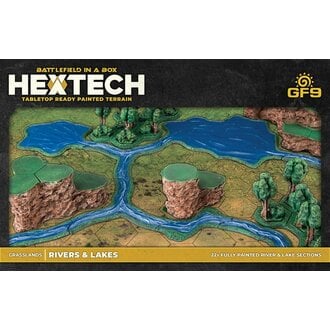 Galeforce Nine Battlefield in a Box - Hextech Grasslands - Rivers and Lakes