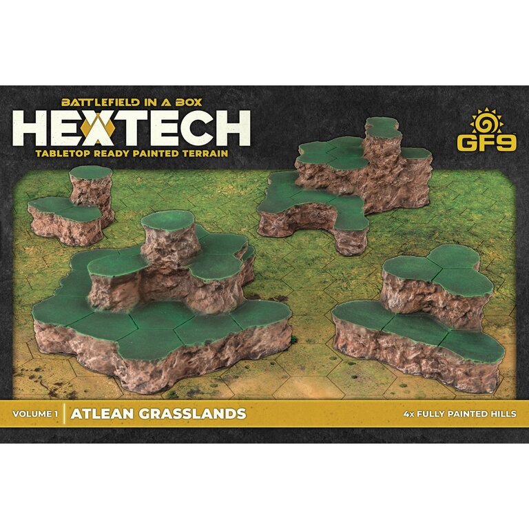Galeforce Nine Battlefield in a Box - Hextech - Atlean Grasslands - Volume 1