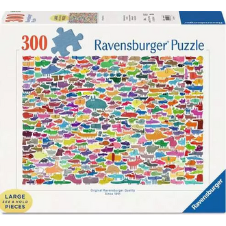 Ravensburger 387 chiens et un chat - 300 pièces Large