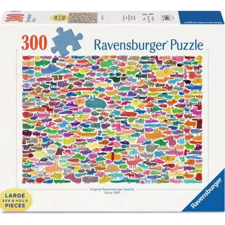 Ravensburger 387 chiens et un chat - 300 pièces Large