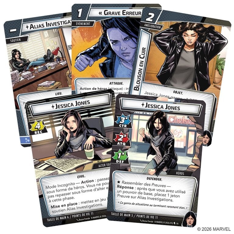 Marvel Champions - Jessica Jones - Paquet héros (Français)