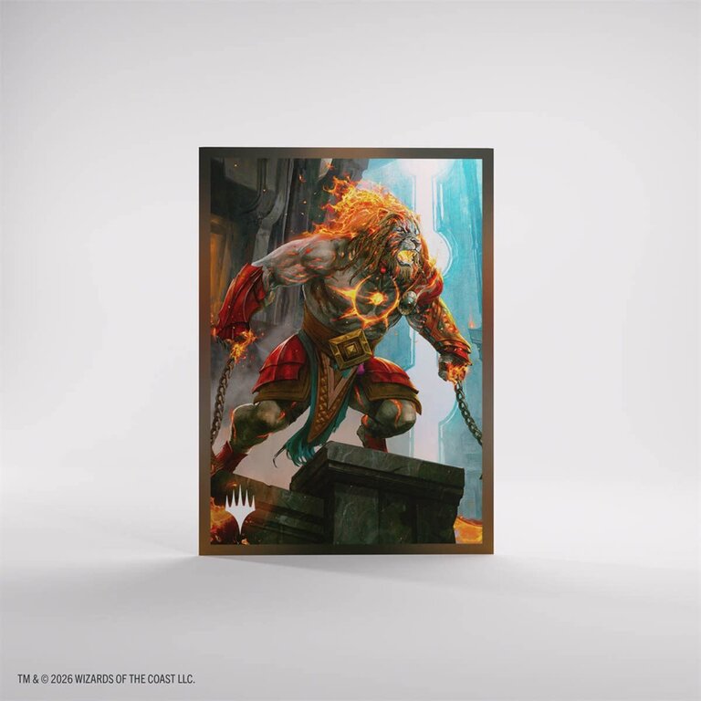 Gamegenic Sleeves: Magic: The Gathering - Reality Fracture Premium Art Sleeves - Ajani, Path of Vengeance (ML)