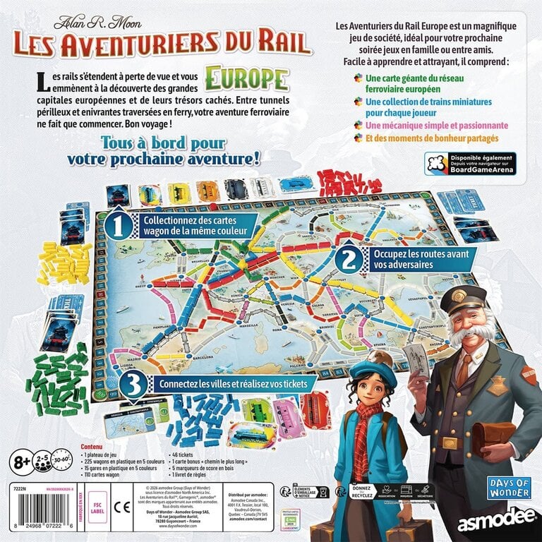 Les Aventuriers du Rail - Europe (Français)