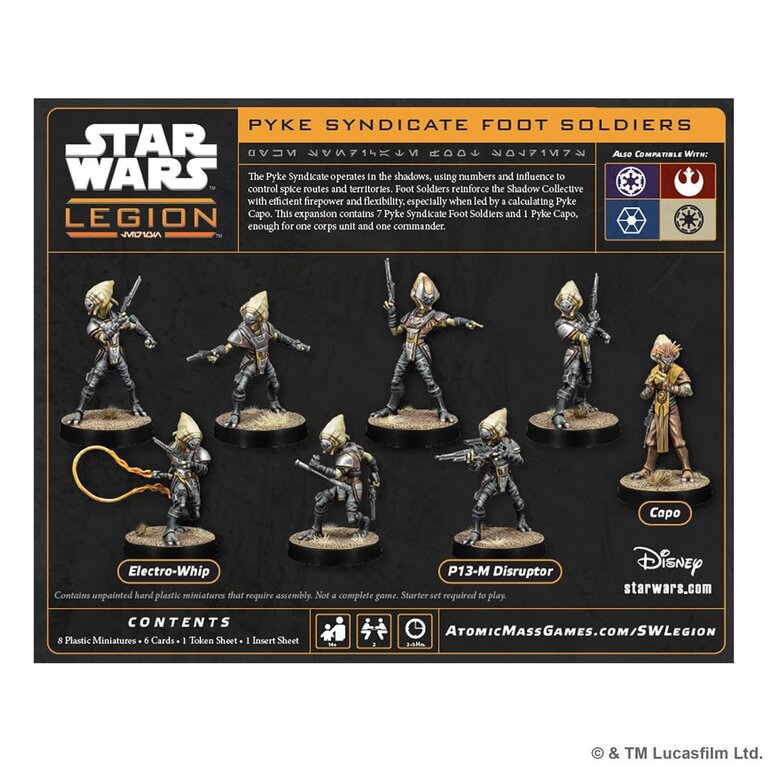 Star Wars Legion: Pyke Syndicate Foot Soldiers (Multilangue)