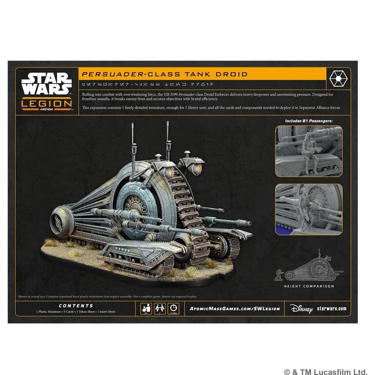 Star Wars Legion: NR-N99 Persuader Droid (Multilangue)
