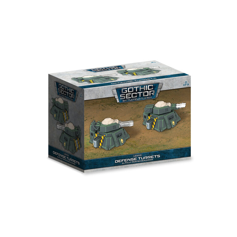 Galeforce Nine Battlefield in a Box : Gothic Sector Legion Defense Turrets