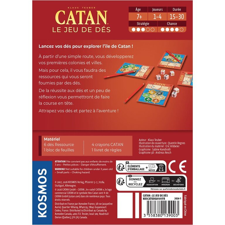 CATAN : Le Jeu de Dés (Français)