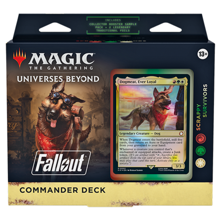 Magic the Gathering Fallout - Commander Deck - Scrappy Survivors (Anglais)