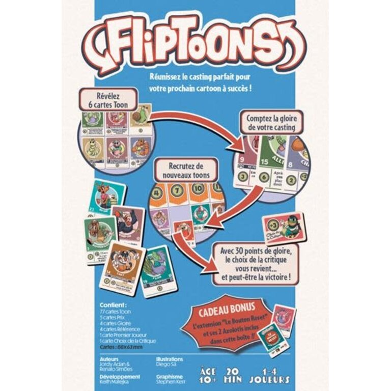 Fliptoons (Français) [PRÉCOMMANDE]