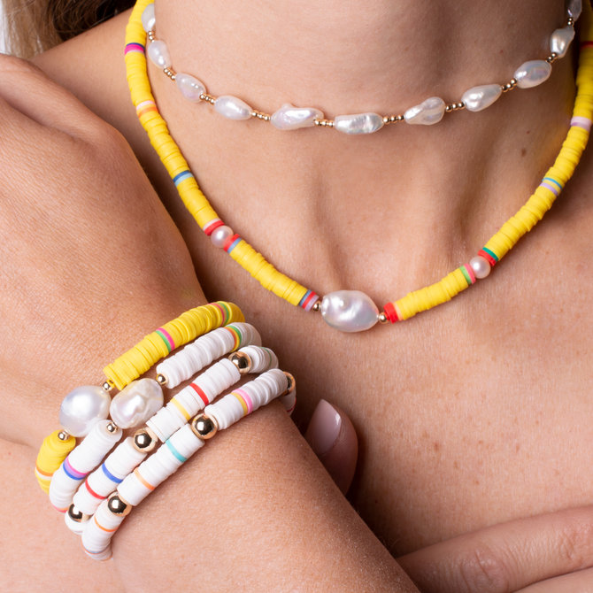 19 50173 Pulsera Colores Con Separadores