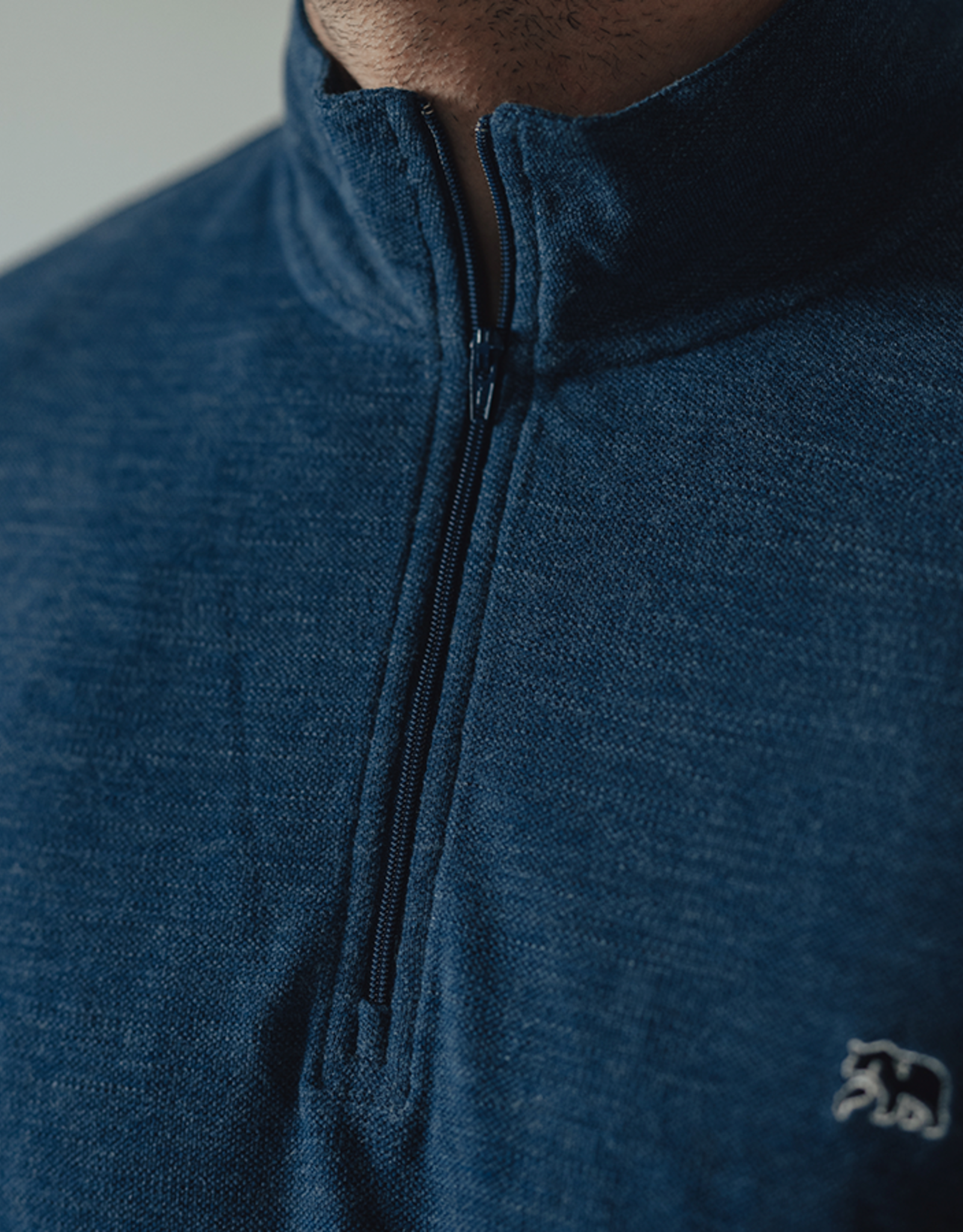 The Normal Brand Stretch Pique Quarter Zip