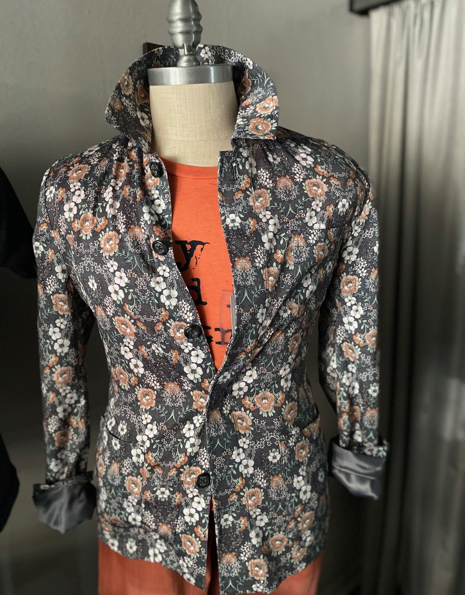 NAOKI-R flower tailored jacket | fleettracktz.com