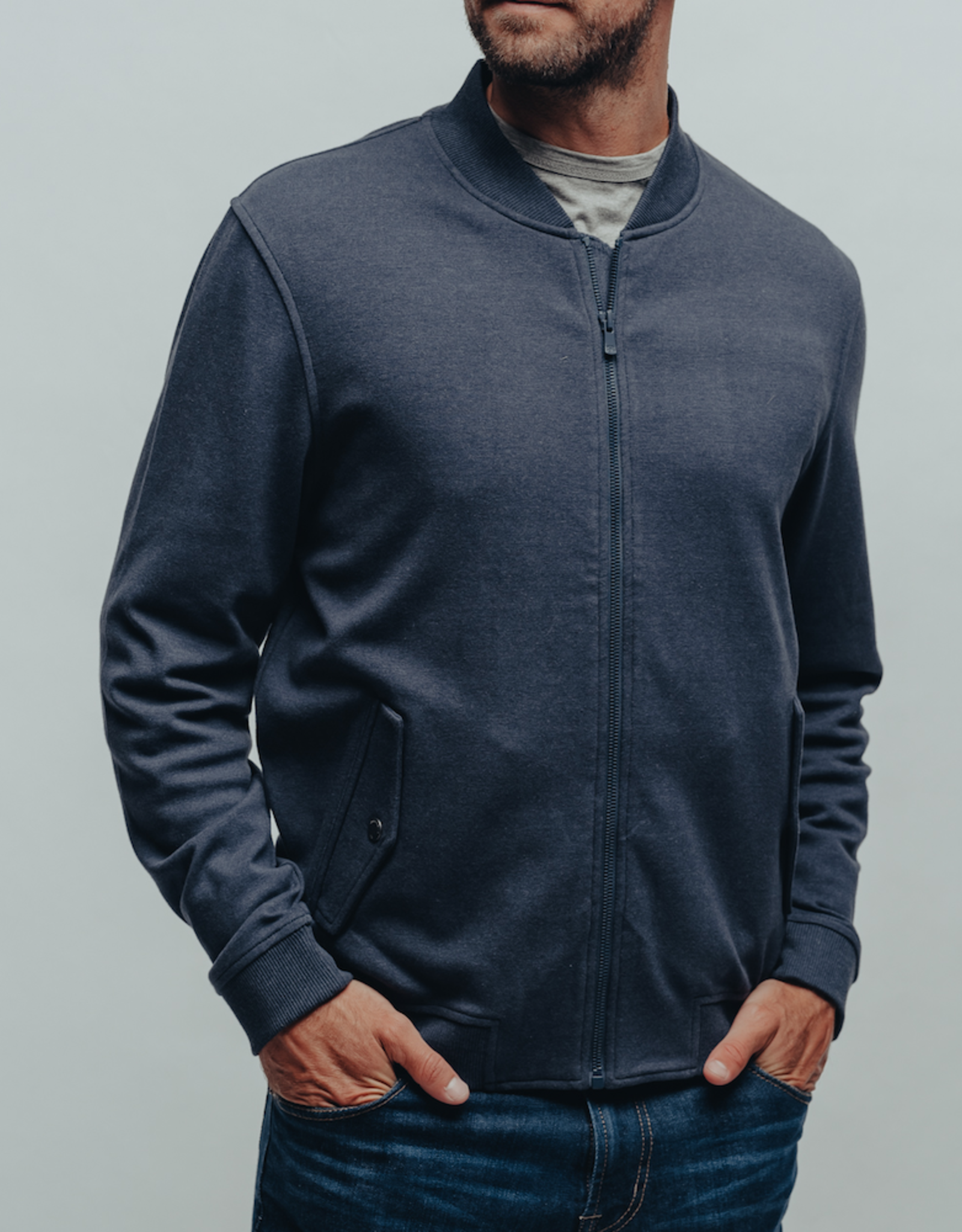 The Normal Brand Puremeso  Bomber Navy