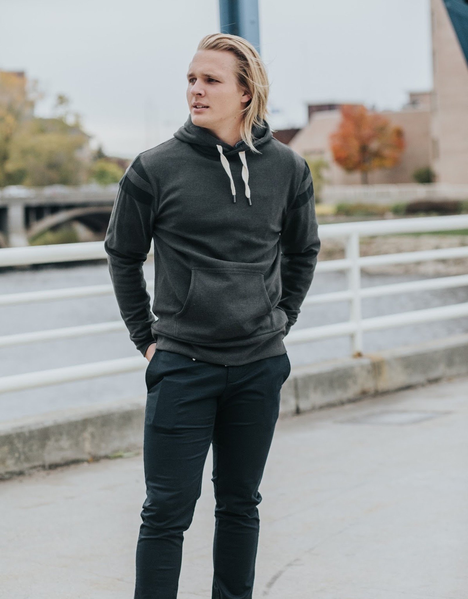 The Normal Brand Puremeso Hoodie in Charcoal – Country Club Prep