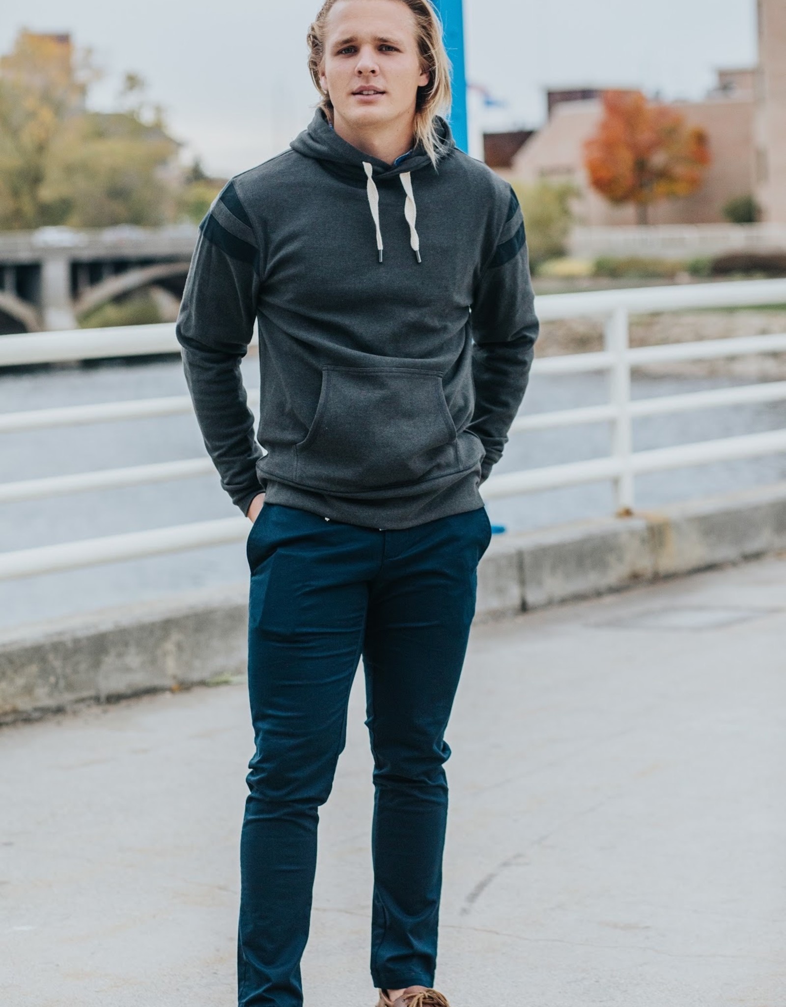 Puremeso Retro Hoodie Charcoal - UnTied On Woodward