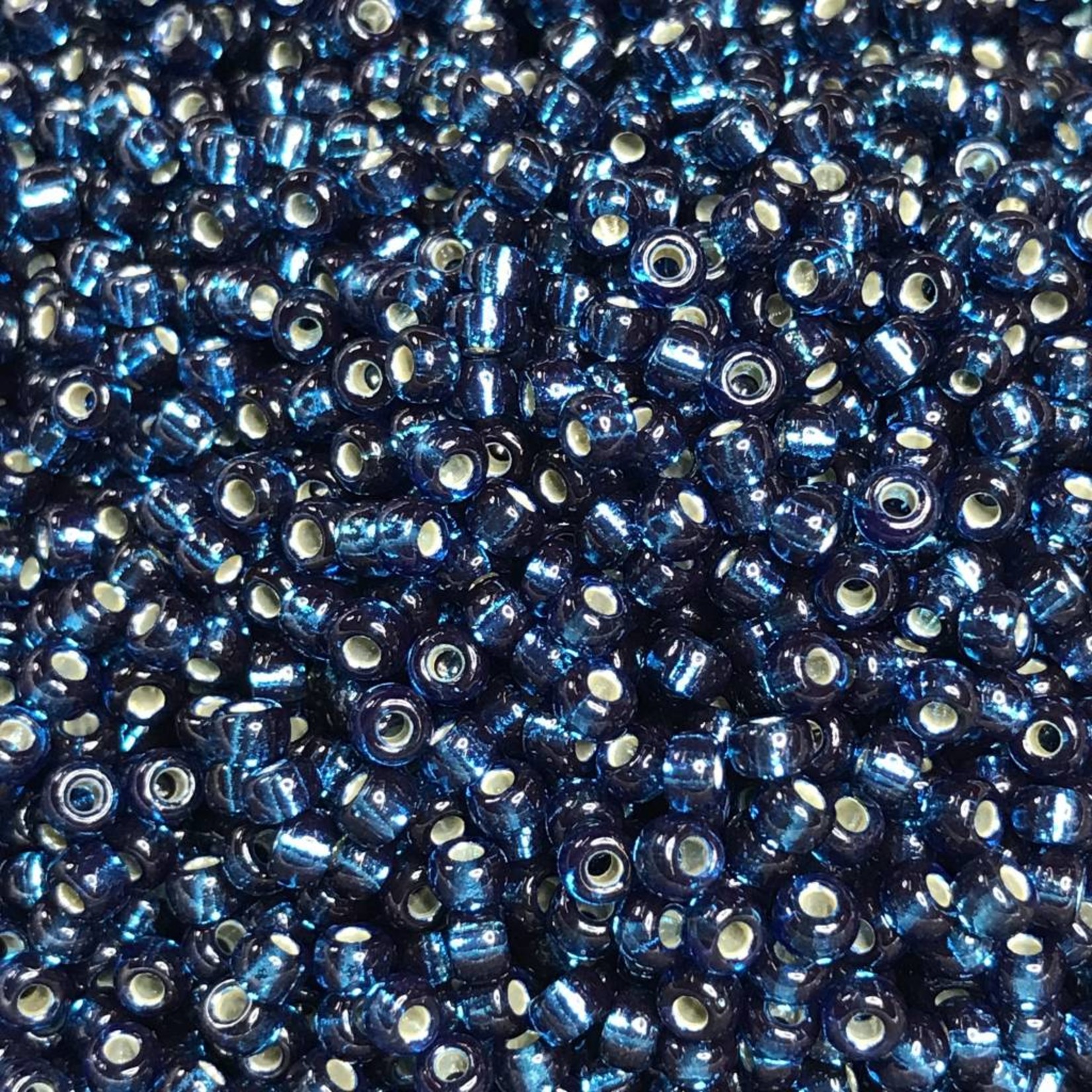 MIYUKI Rocaille 8-0 Dyed S/L Blue Zircon 25g