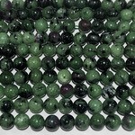 Natural Zoisite Beads 6mm Round