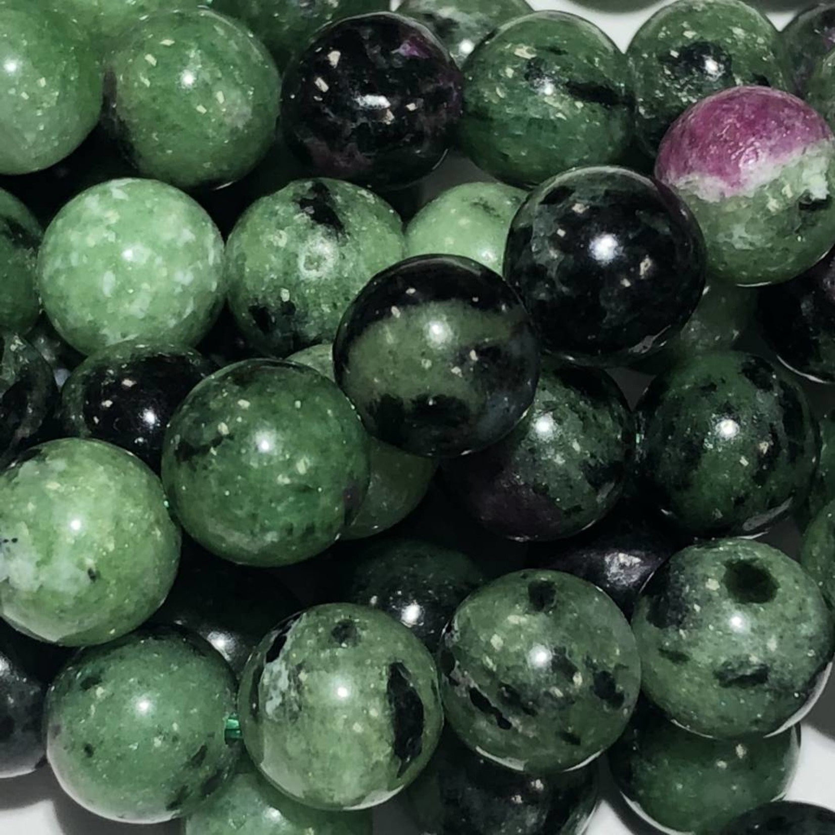 Natural Zoisite Beads 6mm Round