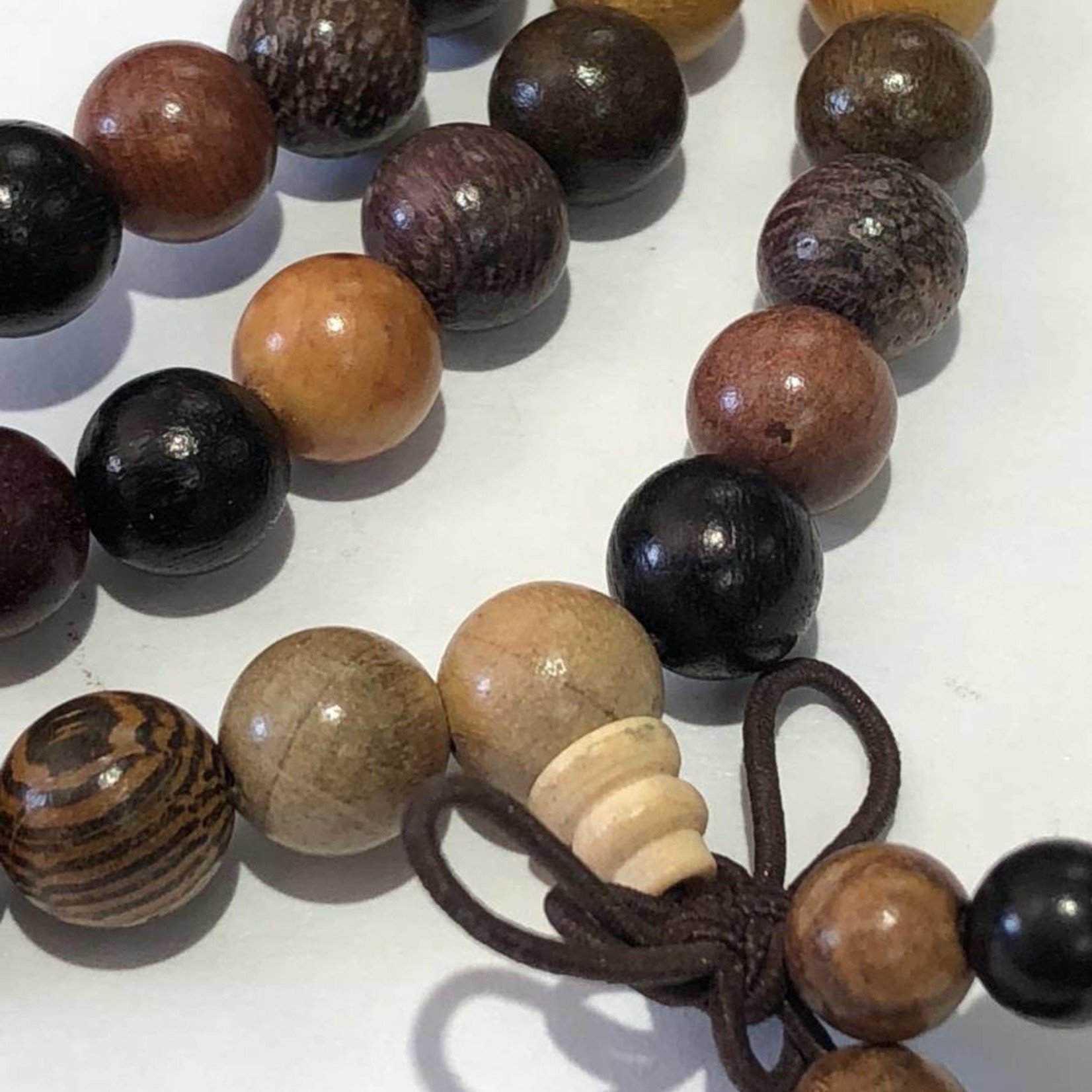 Natural Dried Assorted Wood Beads 8mm 108 Pcs