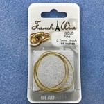 French Wire Gold Fine 14"