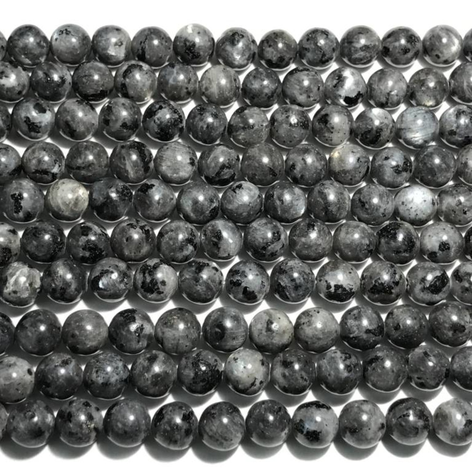 Larvakite Round Beads 8mm