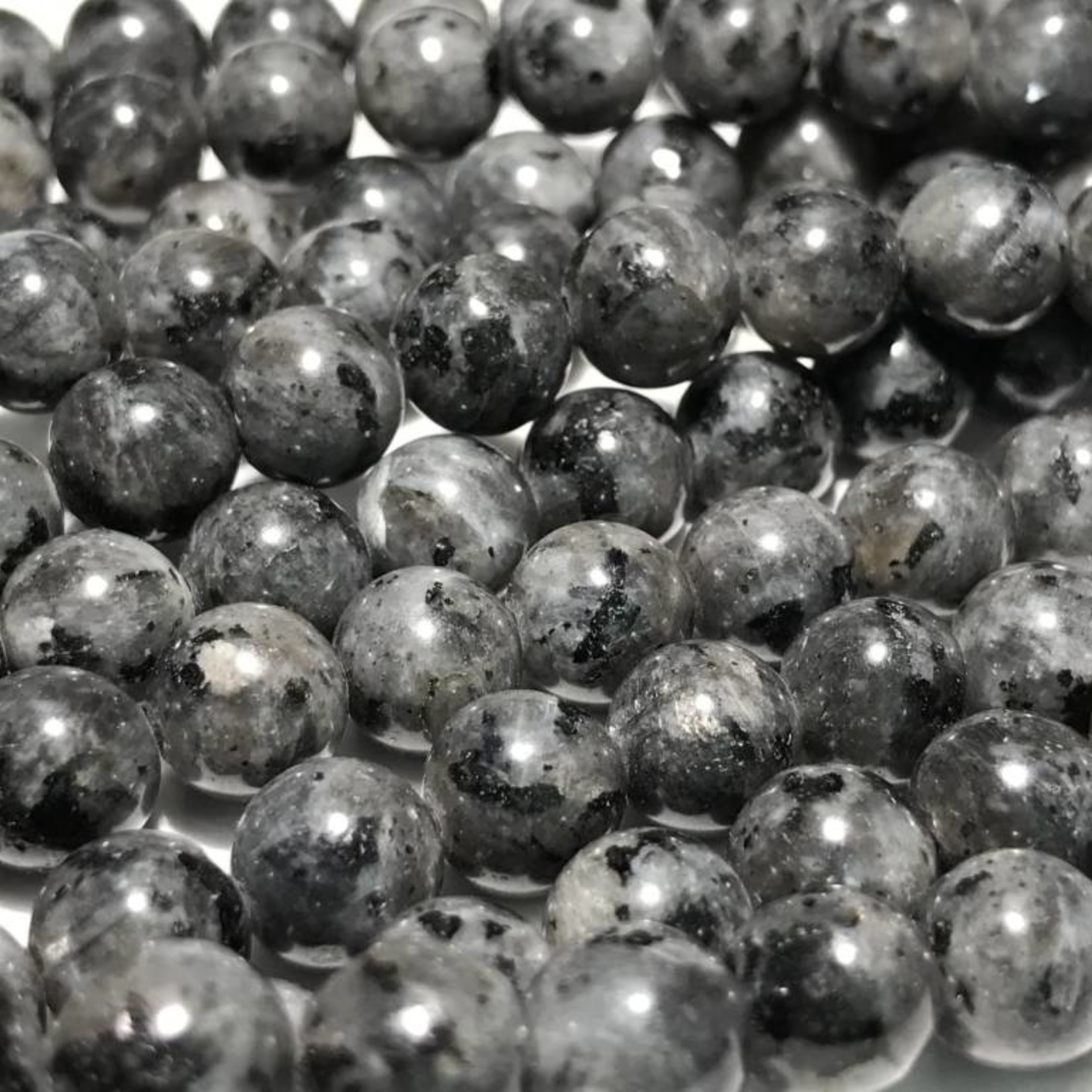 Larvakite Round Beads 8mm