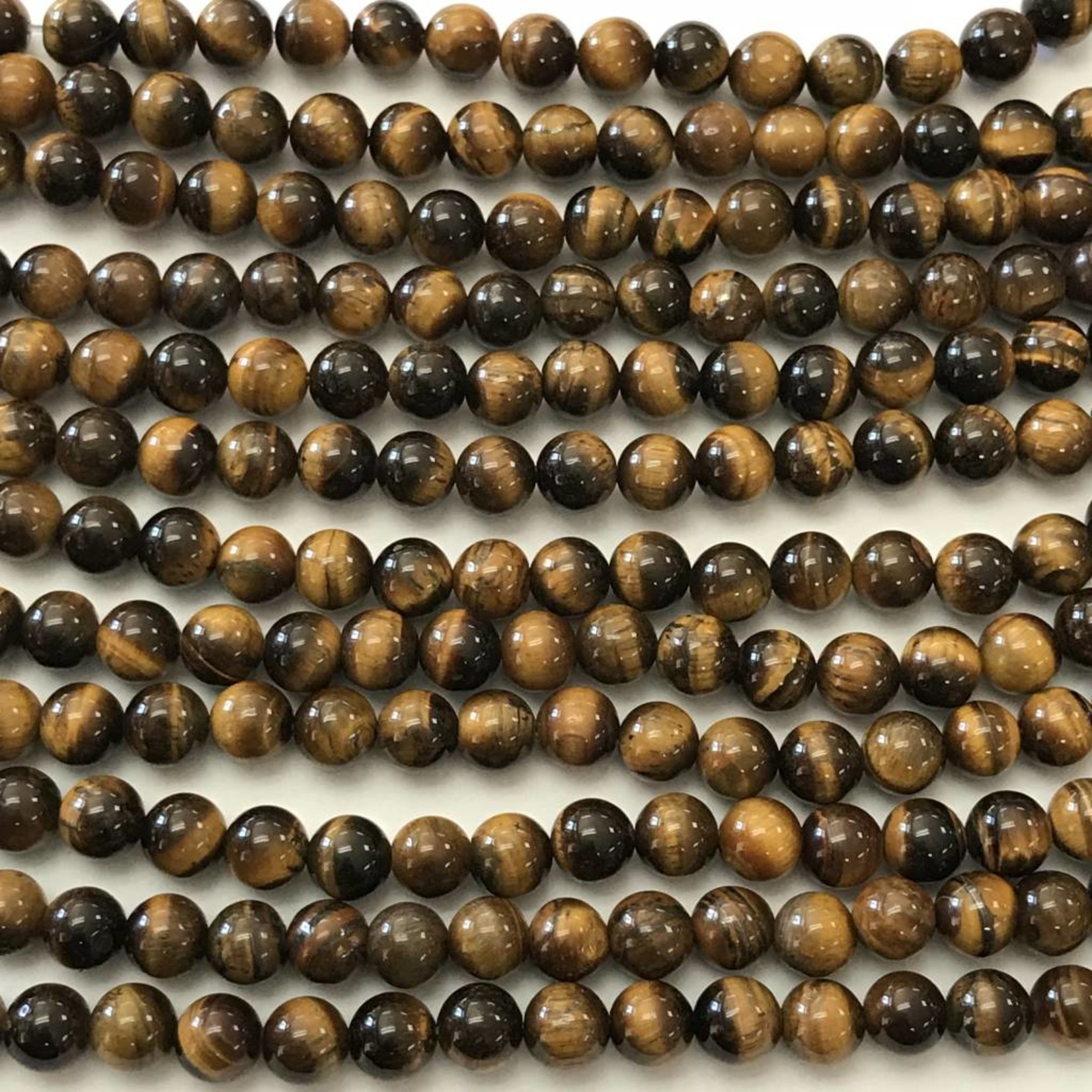 Natural TIGER EYE 8mm Round