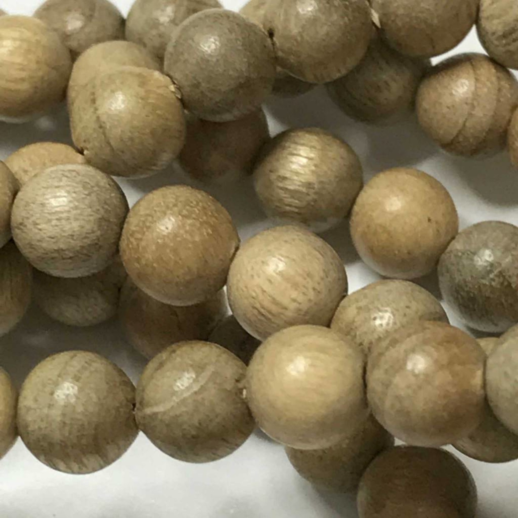 Natural Silkwood Beads 6mm 108 Pcs