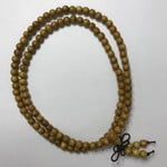 Natural Yellow Nangka Wood Beads 6mm 108 Pcs