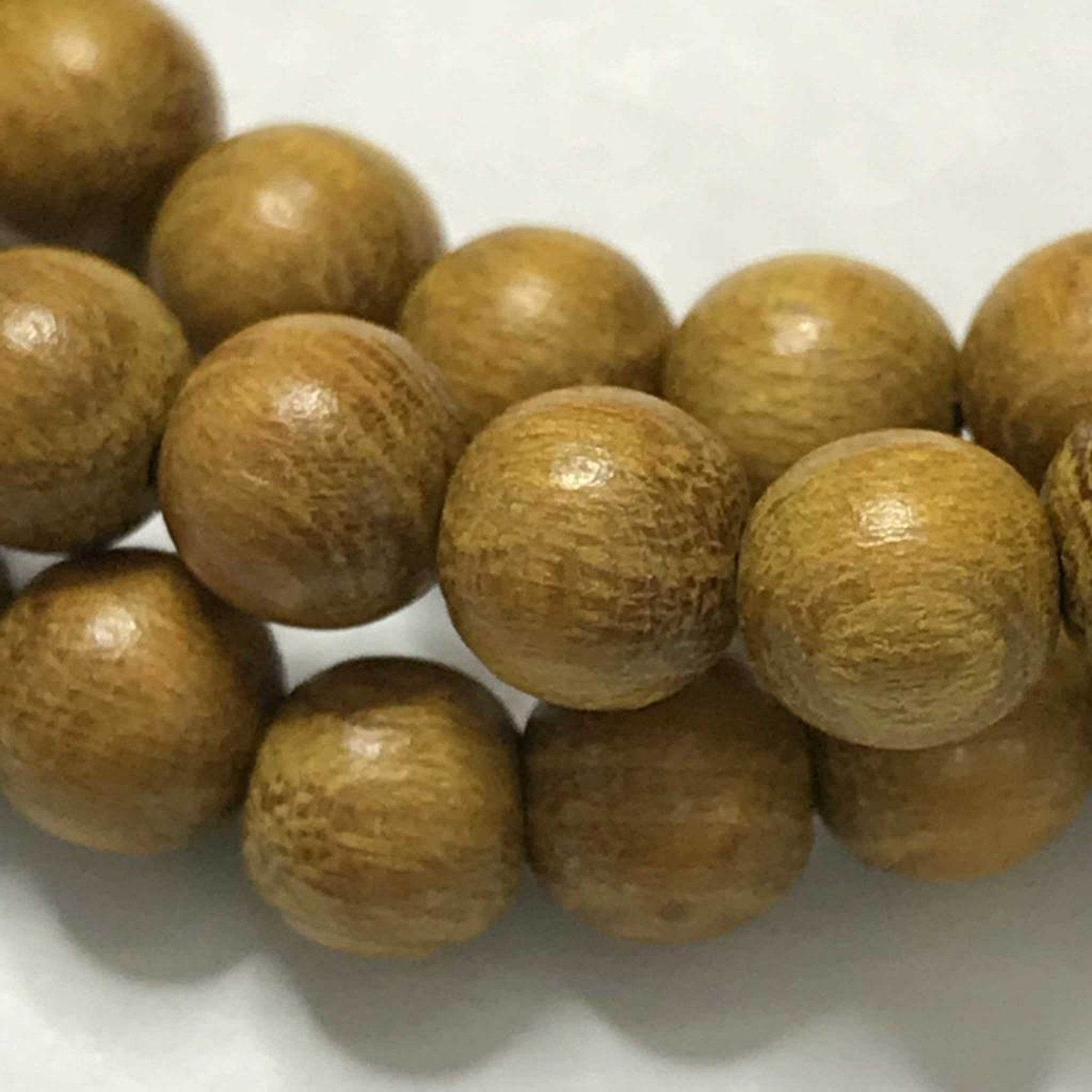 Natural Yellow Nangka Wood Beads 6mm 108 Pcs