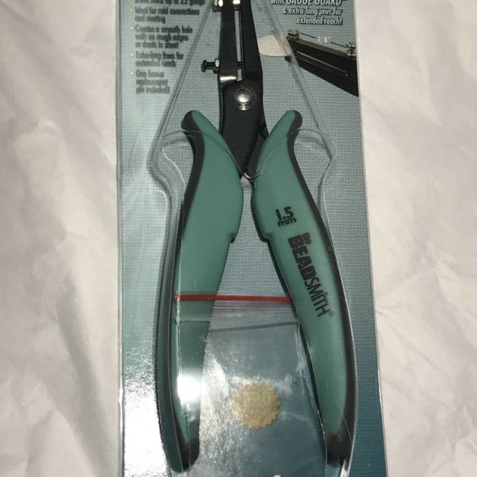 BeadSmith Metal Hole Punch Pliers 1.5mm Hole