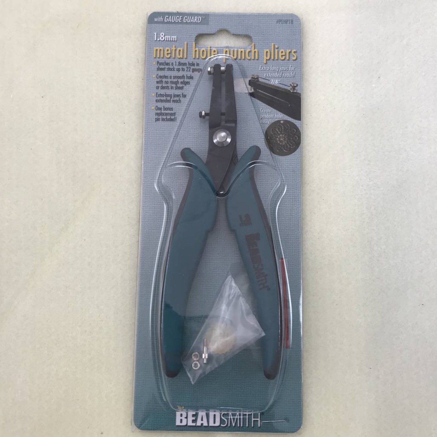 BeadSmith Metal Hole Punch Pliers 1.8mm Hole