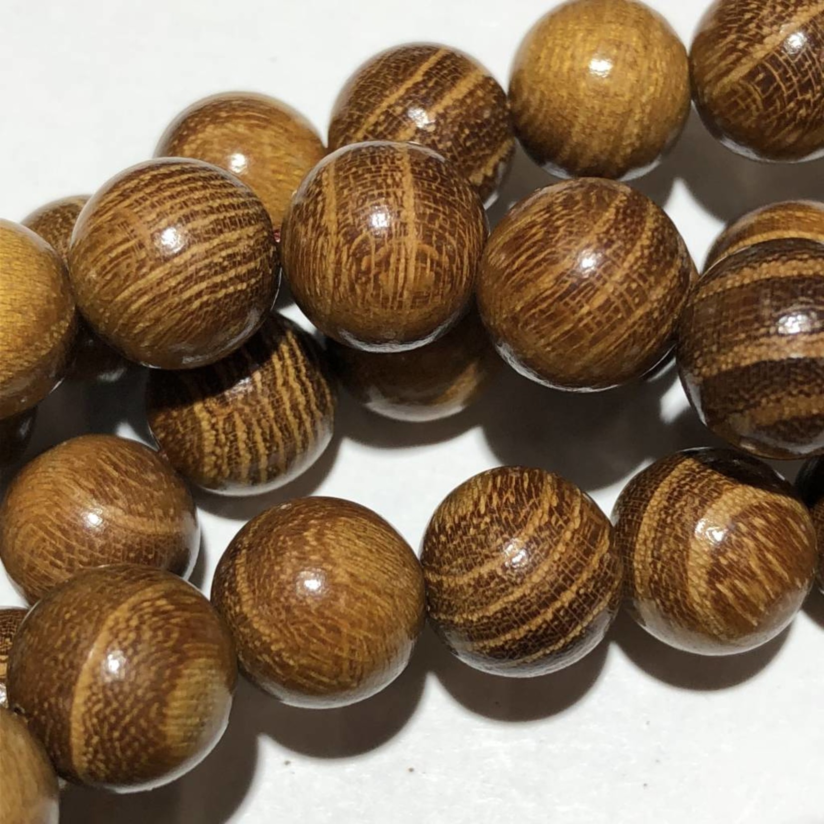 Natural Yellow Nangka Wood Beads 10mm 108 Pcs