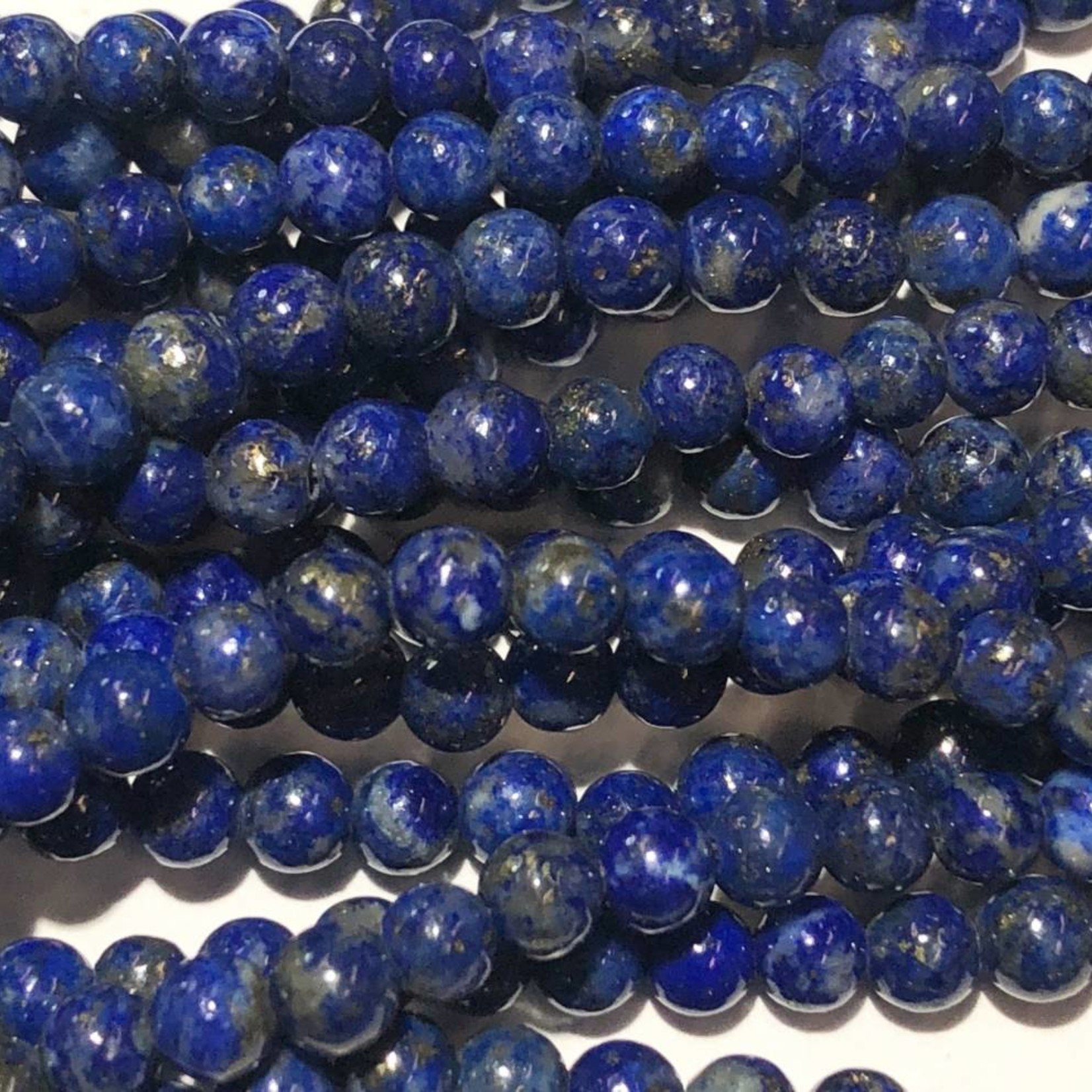Lapis Lazuli Natural Dyed 4mm Round