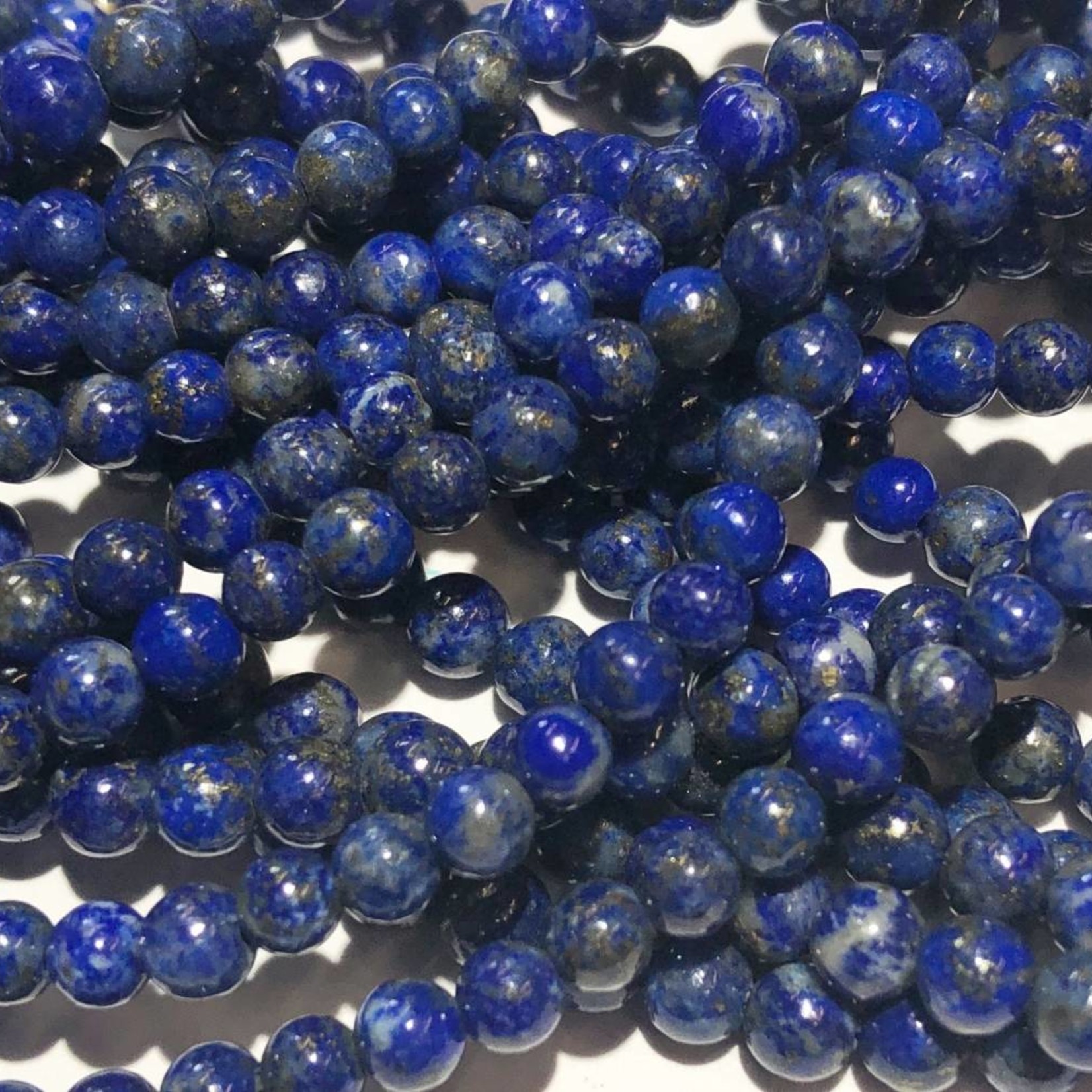 Lapis Lazuli Natural Dyed 4mm Round