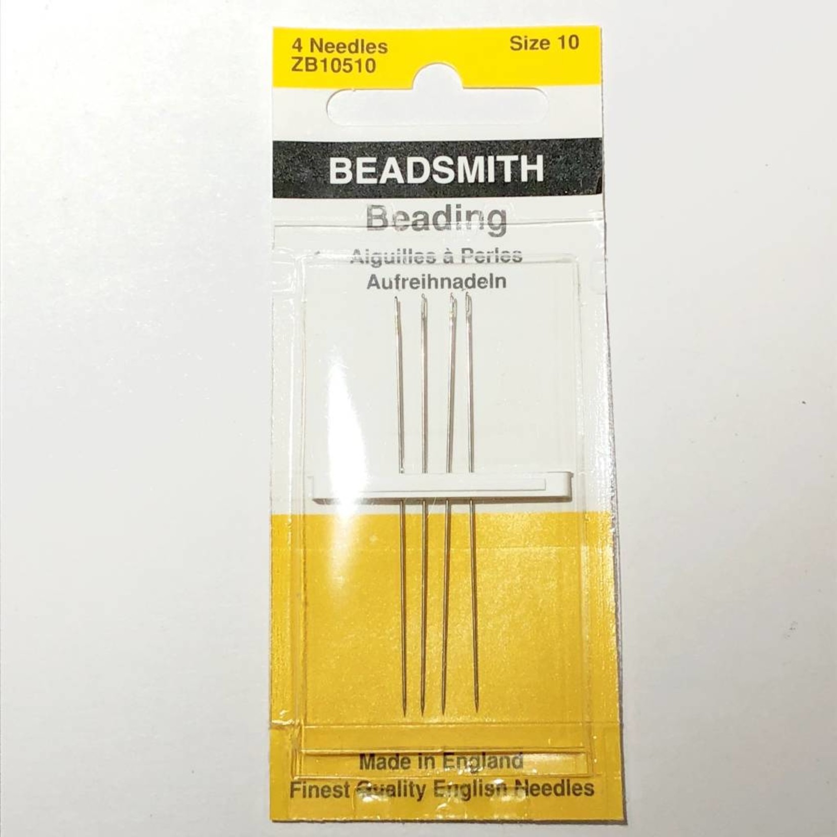 BeadSmith Beadsmith NEEDLES English Longs #10 4/Pkg