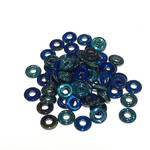 Czech O Beads Emerald Azuro 5g