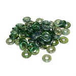 Czech O Beads Emerald Celsian 5g