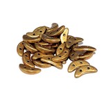 CzechMates CzechMates CRESCENT Sat Metallic Gold 10g