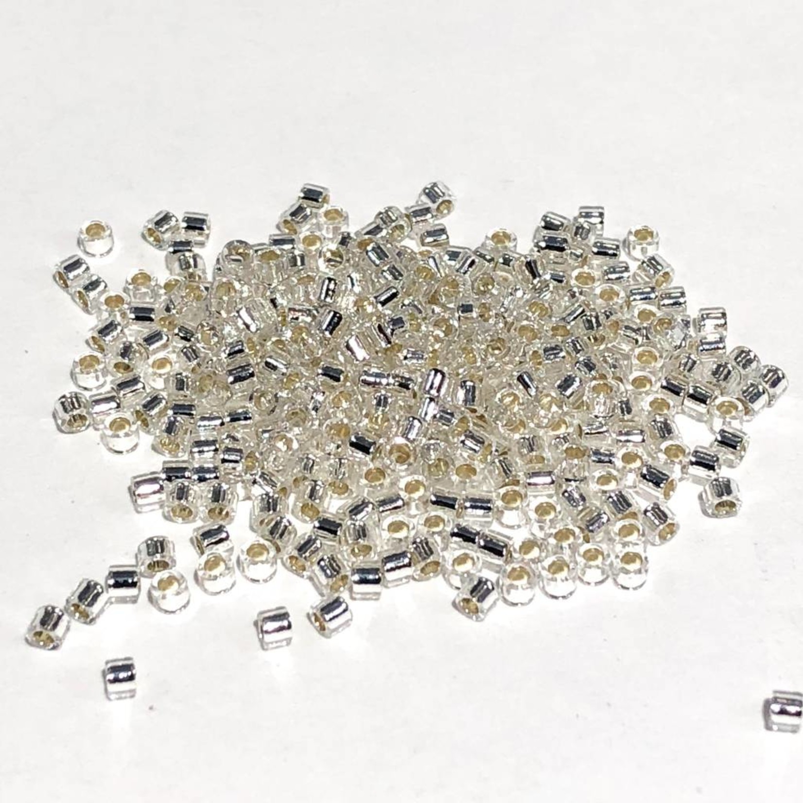 MIYUKI Delica 10-0 Silver Lined Crystal 10g