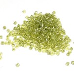 MIYUKI Delica 10-0 Spkl Peridot Lined Crystal 10g