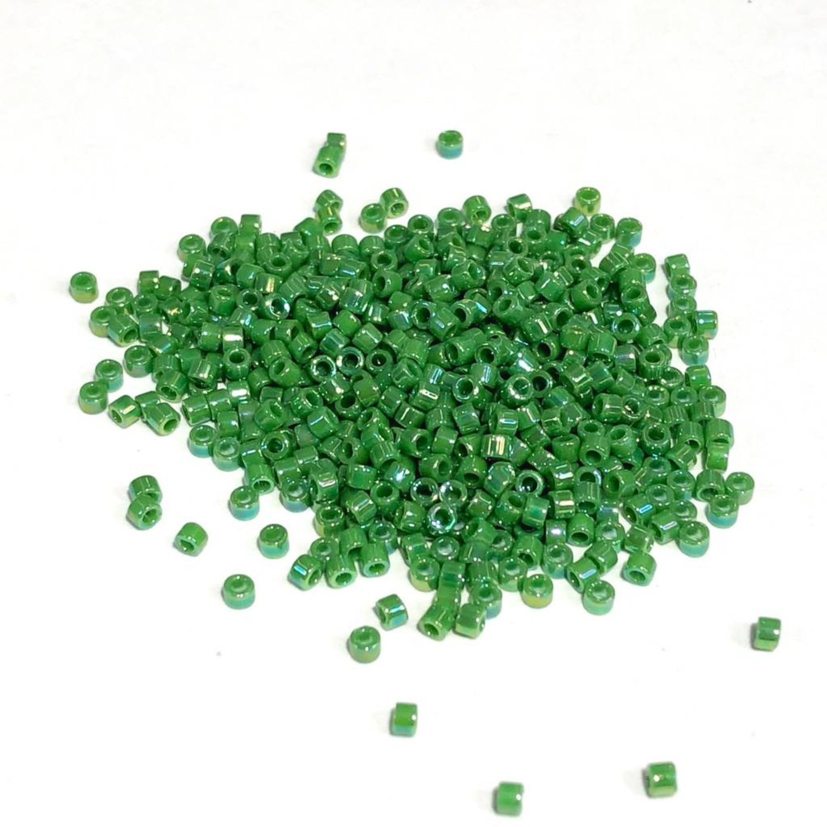 MIYUKI Delica 11-0 Opaque Green AB 10g