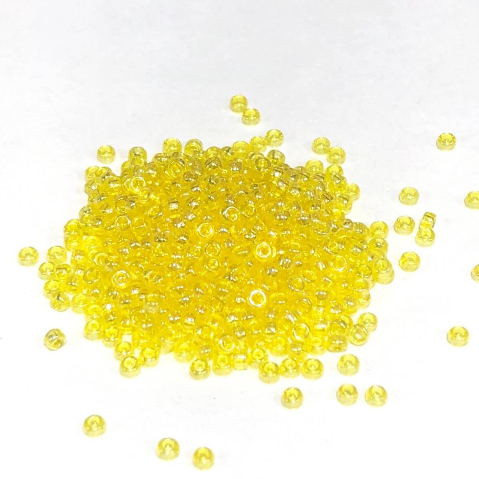 MIYUKI Rocaille 15-0 Transparent Yellow Luster 8g
